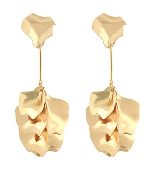6 Petal Drop Earrings