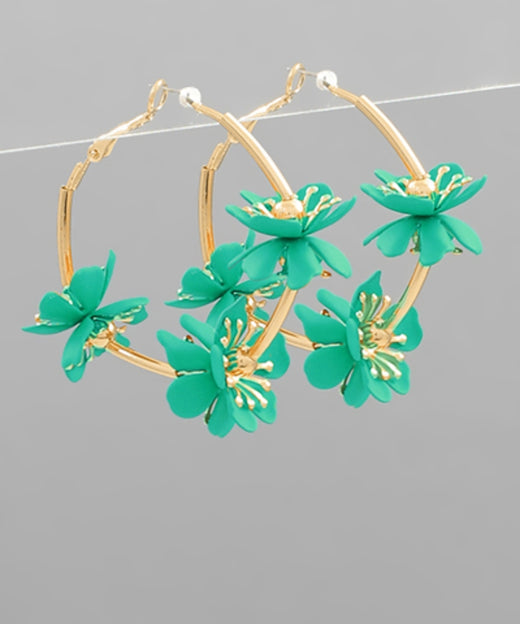 Color Coating Flower Hoops