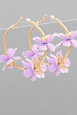 Color Coating Flower Hoops