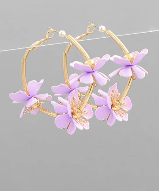 Color Coating Flower Hoops