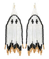 Holloween Ghost Tassel Earrings