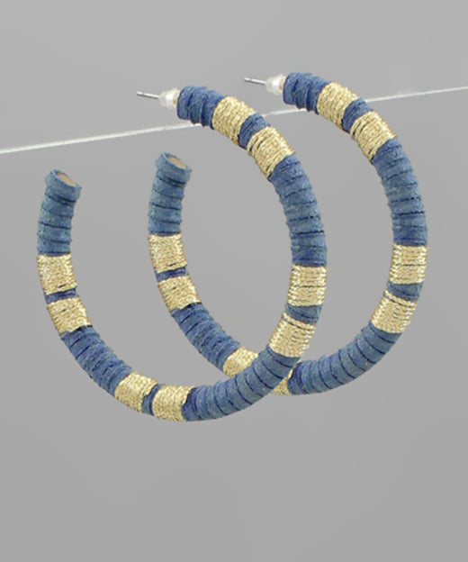 Wrapped Thread Hoops