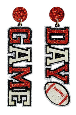 UofL "Game Day" Letter Earrings