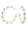 Crystal Station Acetate Hoops