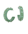 Crystal Station Acetate Hoops