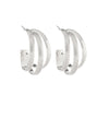 3 Layered Open Hoops