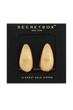 14K GD Teardrop Earrings