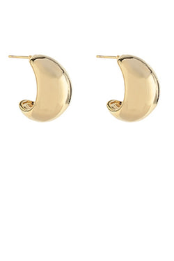 Puffy Teardrop Hoops