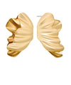 Shell Shape Metal Earrings