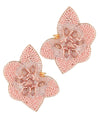 Flower Beaded Earrings