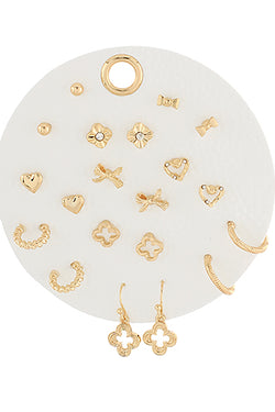 Gold & Pearl Earring Sets