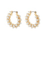 Layered & Dotted Pearl Hoops