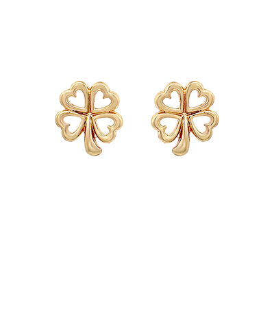 Outline Clover Earrings