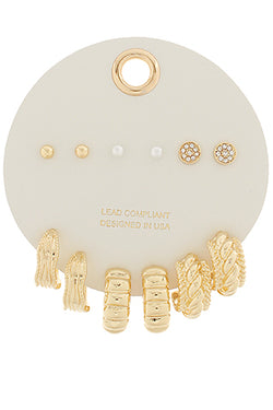 Studs & Hoops Set