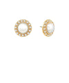 Round Pearl Earrings