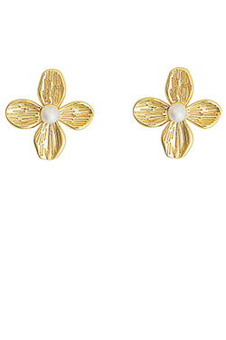 Flower & Pearl Earrings