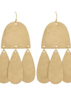 Triple Teardrop Earrings