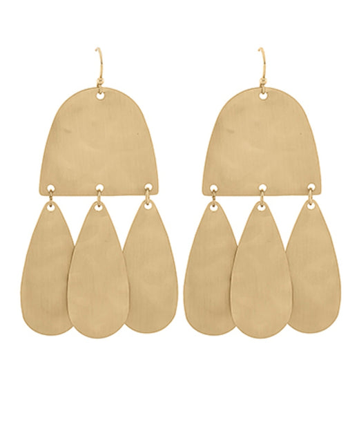 Triple Teardrop Earrings