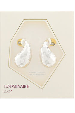 Faceted Teardrop Earrings