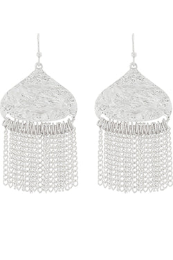Teardrop Tassel Earrings