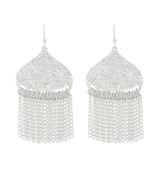 Teardrop Tassel Earrings