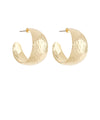 Gold Dipped Thick Hoops
