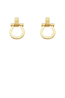 Horsebit Earrings