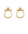 Horsebit Earrings