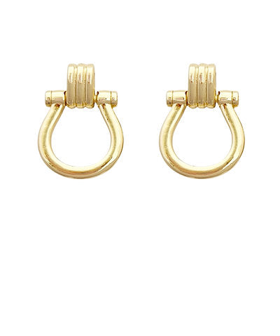 Horsebit Earrings