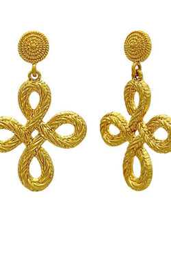 Textured Rope Earrings