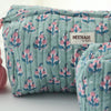 Mynah Quilted Travel/Cosmetic Bag