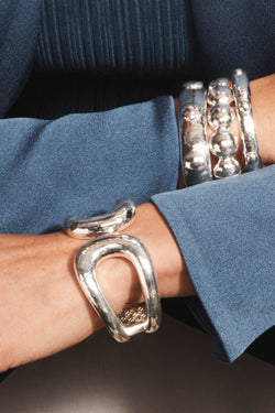 Julie Vos, Solara Cuff - Silver