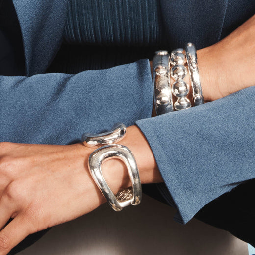 Julie Vos, Solara Cuff - Silver
