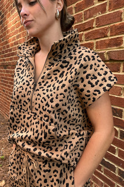 Leopard Zip Shirt