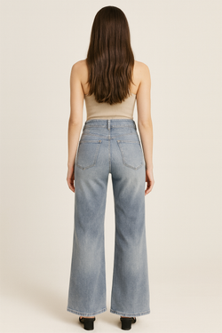 High Waist Wide Leg Jeans
