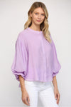 Puff Sleeve Ruffle Shirt
