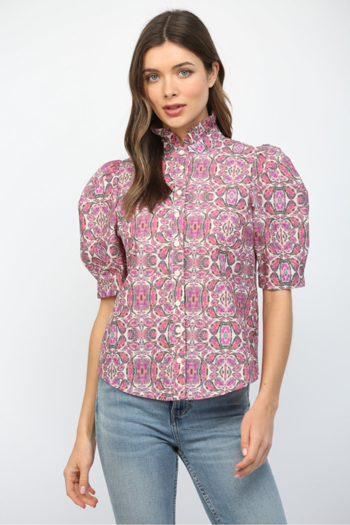 Amanda Print Shirt