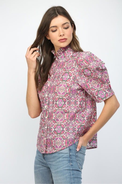 Amanda Print Shirt