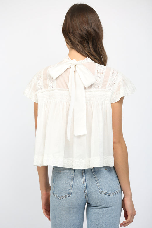 Lacey Bow Shirt