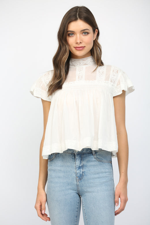 Lacey Bow Shirt