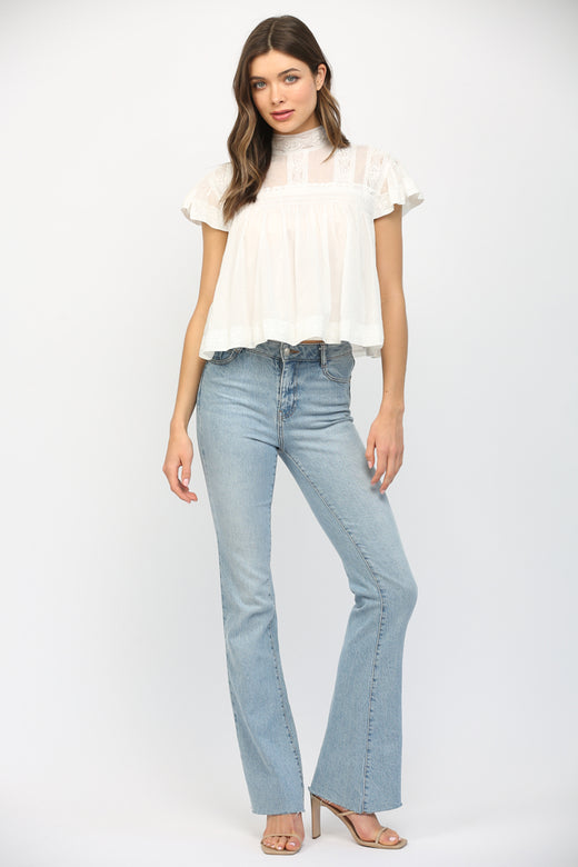 Lacey Bow Shirt