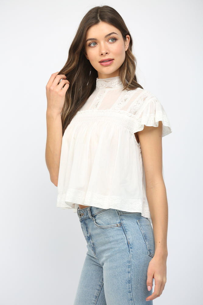 Lacey Bow Shirt