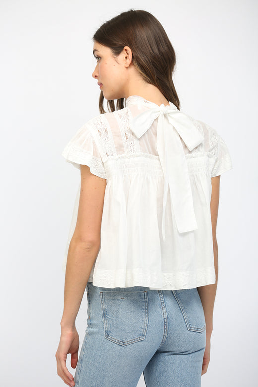 Lacey Bow Shirt