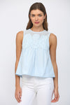 Lace Trimmed Tank