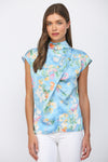 Floral Satin Top