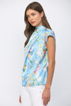 Floral Satin Top