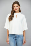 Keyhole Bell Sleeve Sweater