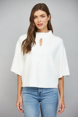 Keyhole Bell Sleeve Sweater