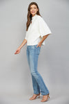Keyhole Bell Sleeve Sweater