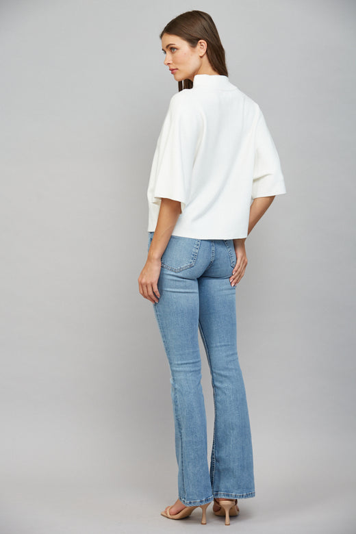 Keyhole Bell Sleeve Sweater